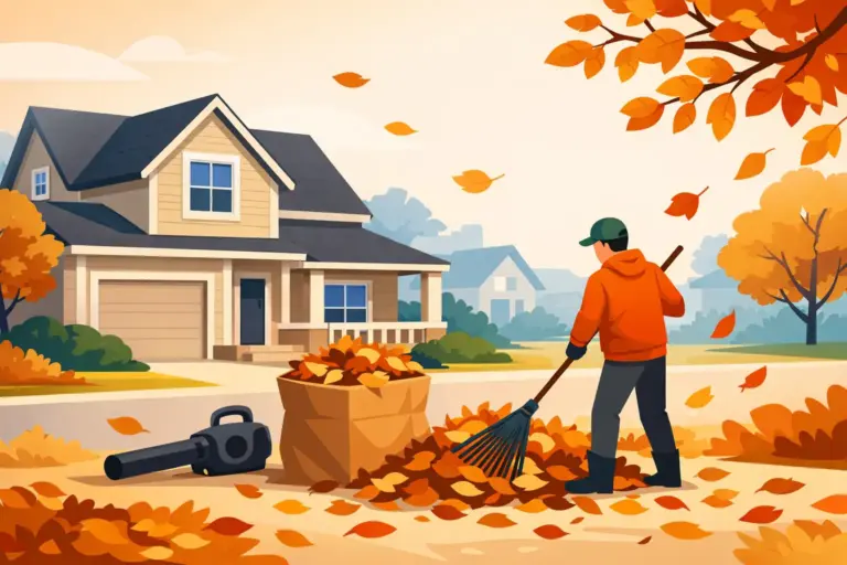 Leaf Removal Mansfield Homes Need Each Fall